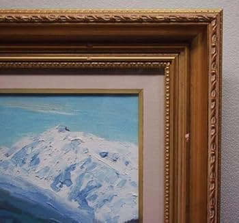 Amazon.co.jp: 赤羽忠親 「白馬三山 大出より」 油彩画 6号 裏書